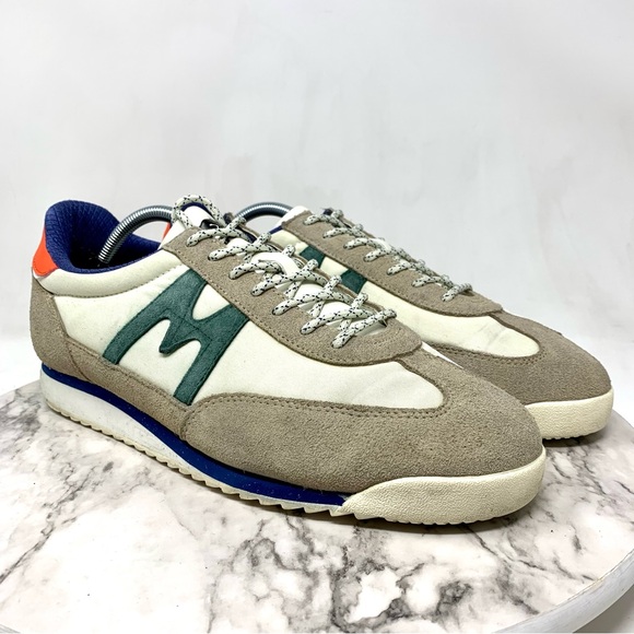 Karhu Mestari Smoke Gray/Dark Ivy Suede Sneakers 12 Mens Casual Sporty